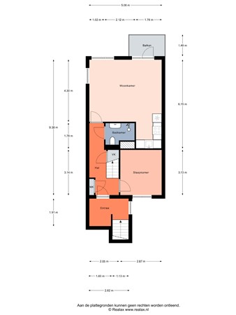 Floorplan - Prins Willem Alexanderstraat 17, 3751 DL Bunschoten-Spakenburg